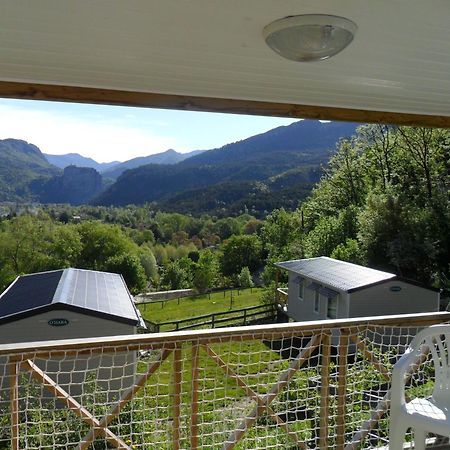 Camping Panoramique Du Verdon Castellane Bagian luar foto