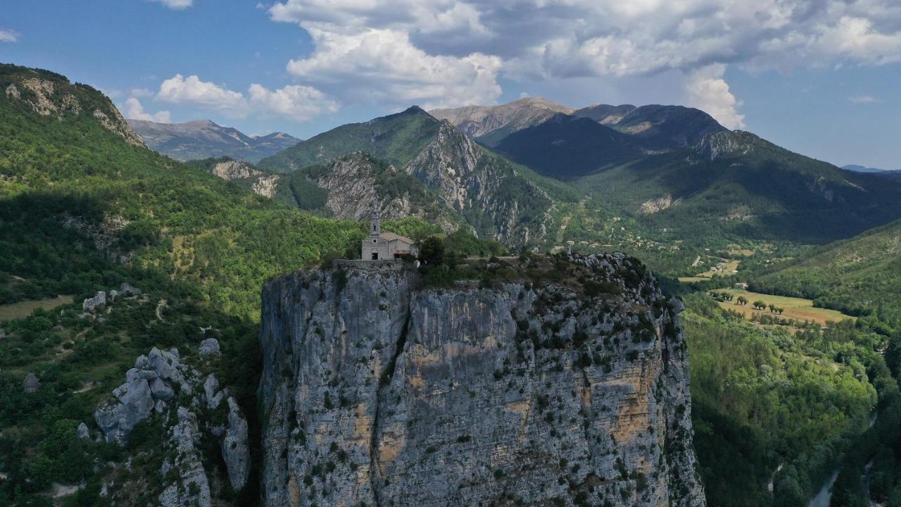 Camping Panoramique Du Verdon Castellane Bagian luar foto