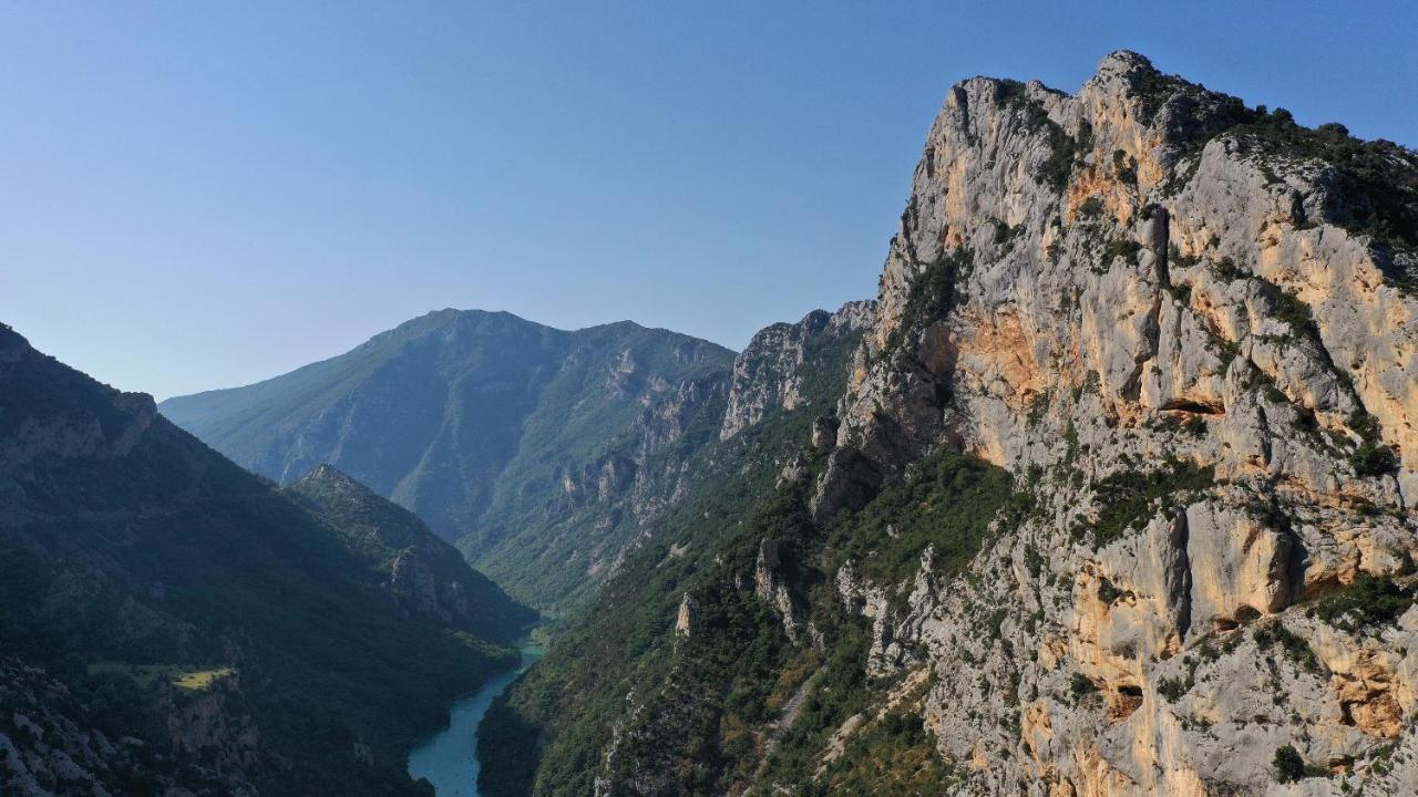 Camping Panoramique Du Verdon Castellane Bagian luar foto