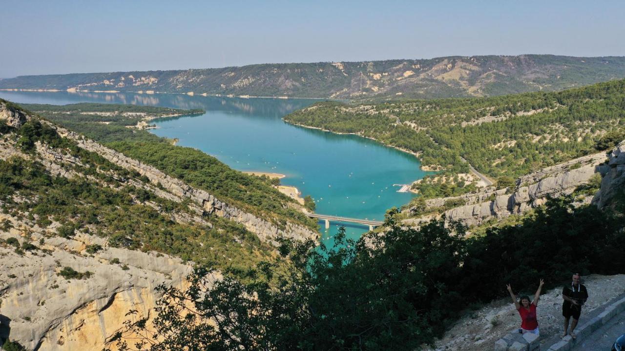 Camping Panoramique Du Verdon Castellane Bagian luar foto