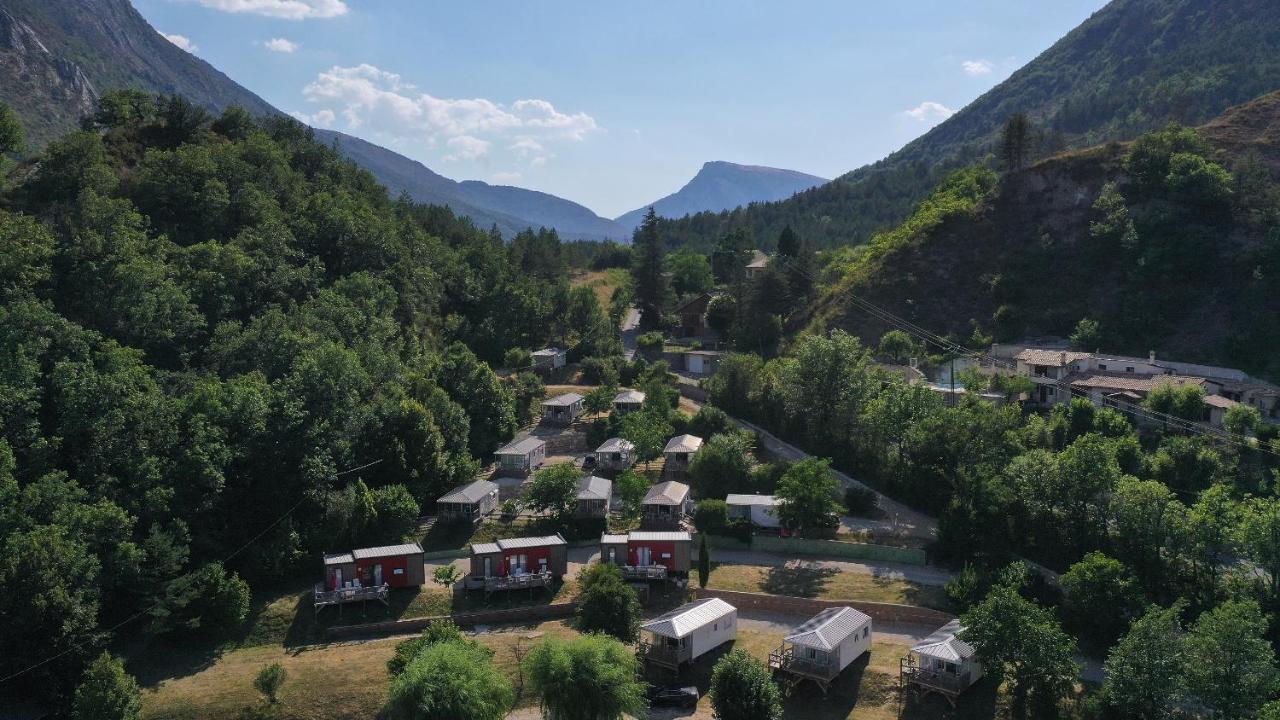 Camping Panoramique Du Verdon Castellane Bagian luar foto