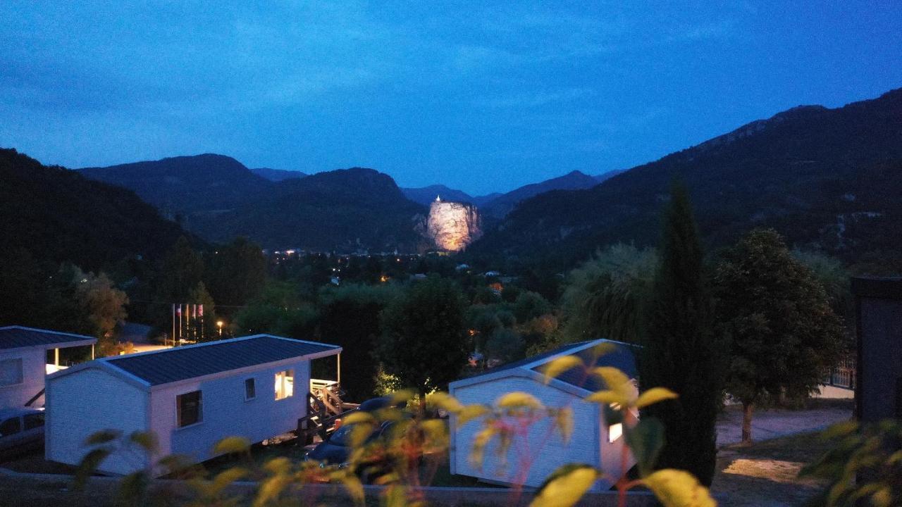 Camping Panoramique Du Verdon Castellane Bagian luar foto