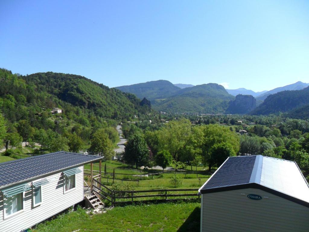 Camping Panoramique Du Verdon Castellane Bagian luar foto