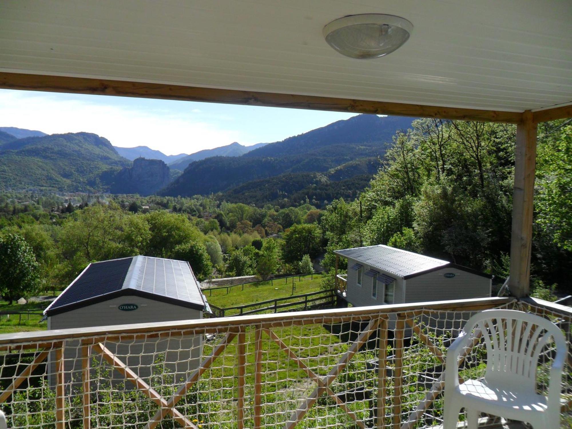 Camping Panoramique Du Verdon Castellane Bagian luar foto