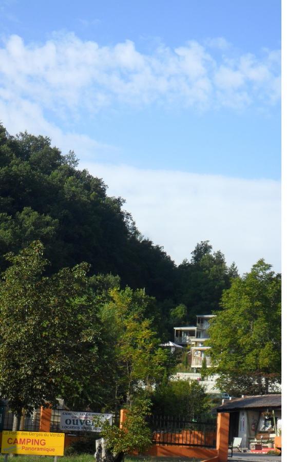 Camping Panoramique Du Verdon Castellane Bagian luar foto