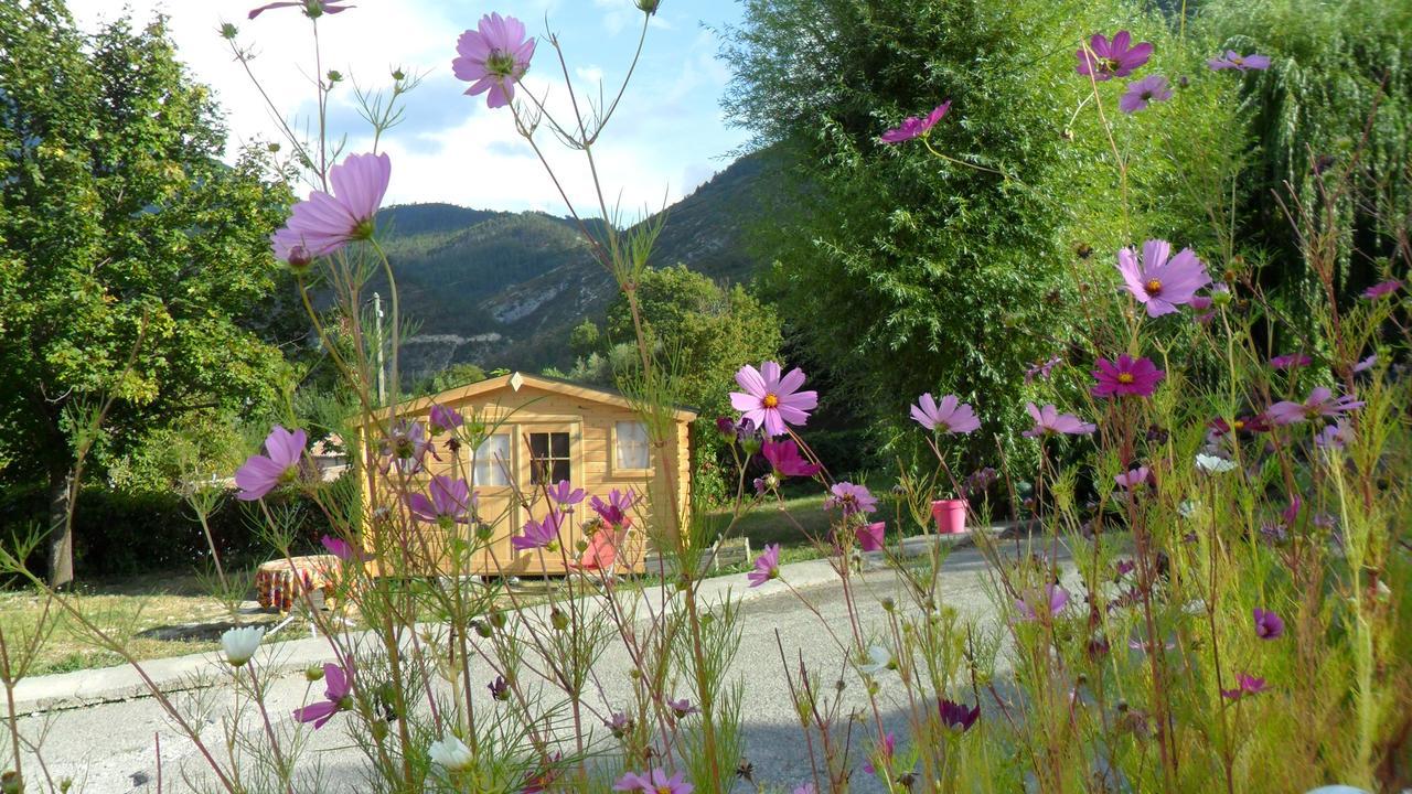 Camping Panoramique Du Verdon Castellane Bagian luar foto