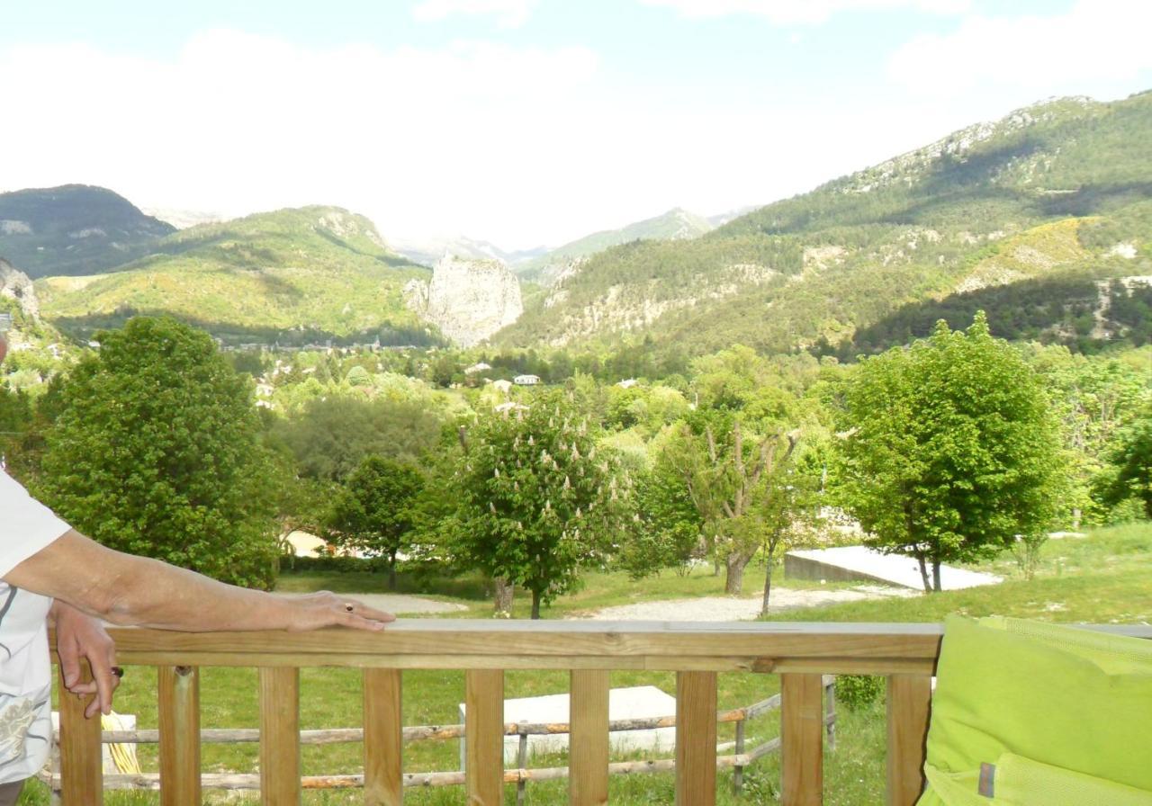 Camping Panoramique Du Verdon Castellane Bagian luar foto